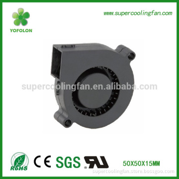 50x50x15mm 12V DC inverter blower fan with high flow small blower fan